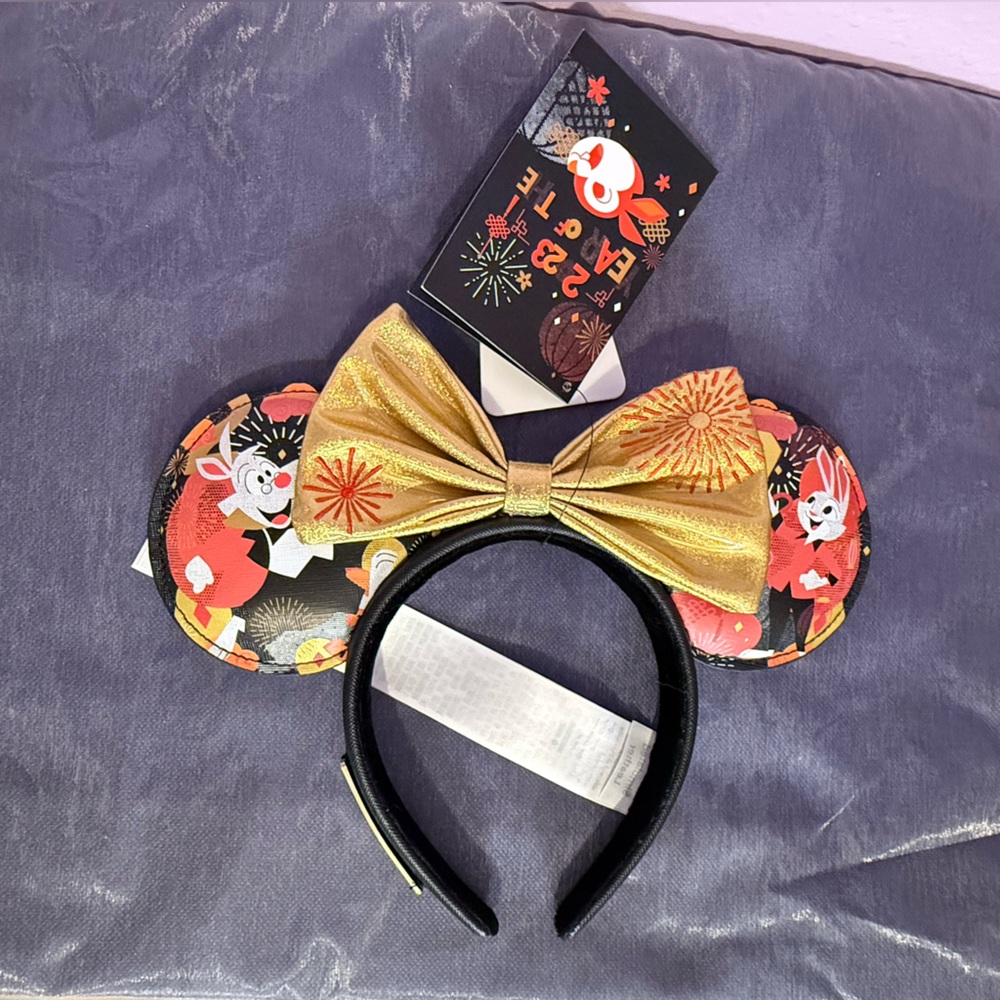 ✨Disney Parks Loungefly Lunar New Year 2023 Minnie Ears 🐇 Year of the Rabbit NWT